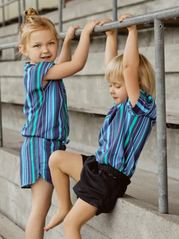 Jumpsuit | NS-133 Udg Blue Stripe - Bild 3