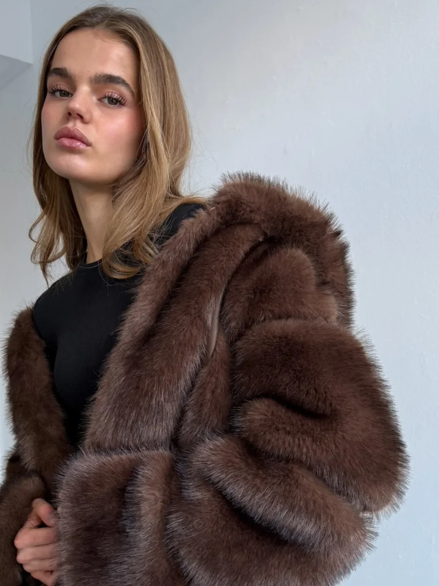 CASEY JACKET - BROWN - Bild 6