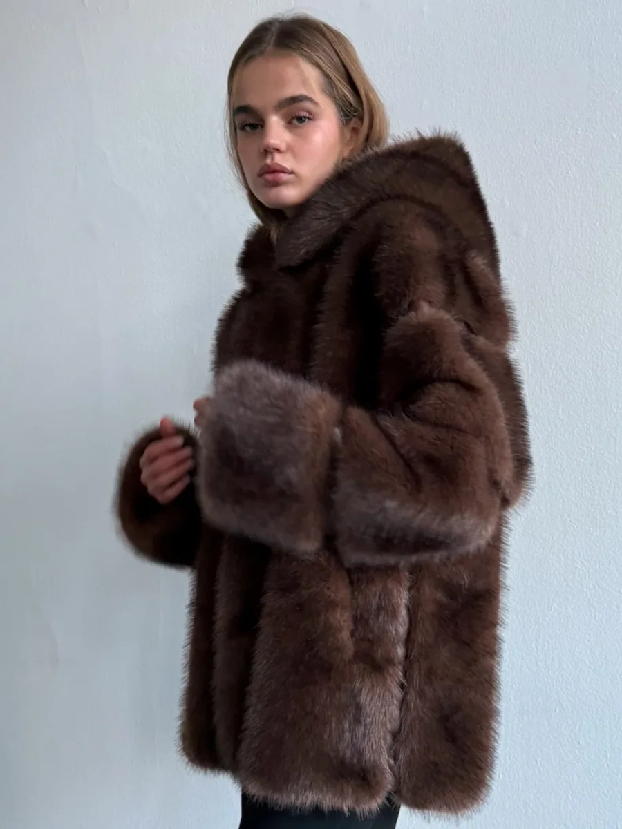 CASEY JACKET - BROWN - Bild 4