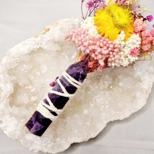 Flower Crystal Trollspö Ametist