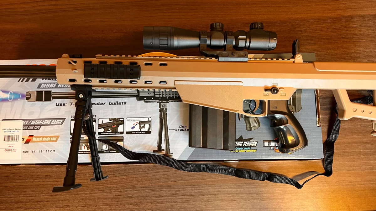 Leksaksgevär M821A1 Sniper Rifle Water Bullet Gun (XZ 72) - Bild 3