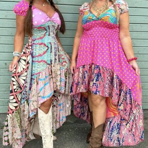 Patricia High Low Klänning – UNIKA! Rosa B! Här väljer du exakt!