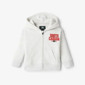 Baby Northern Roots hoodie med hel dragkedja