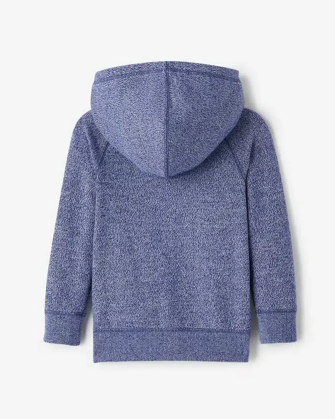 Hoodie med hel dragkedja i ekologisk originalfrotté för småbarn - Bild 3