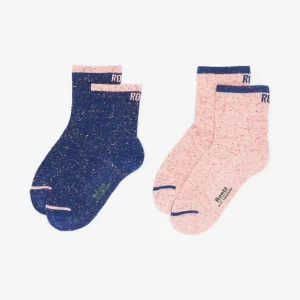 Kids Cooper Neps-strumpor, 2-pack
